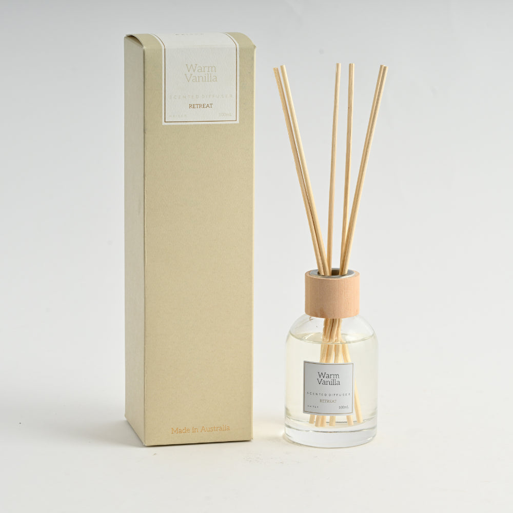Retreat Reed Diffuser 100ml - WARM VANILLA